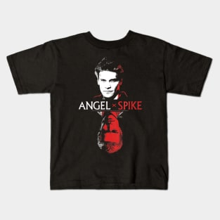 Buffy Face To Face Angel Spike Kids T-Shirt